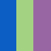 54A royal blue/kelly green/lilac