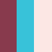 94A pomegranate/turquoise/powder pink