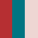 74A cherry/teal/bisque